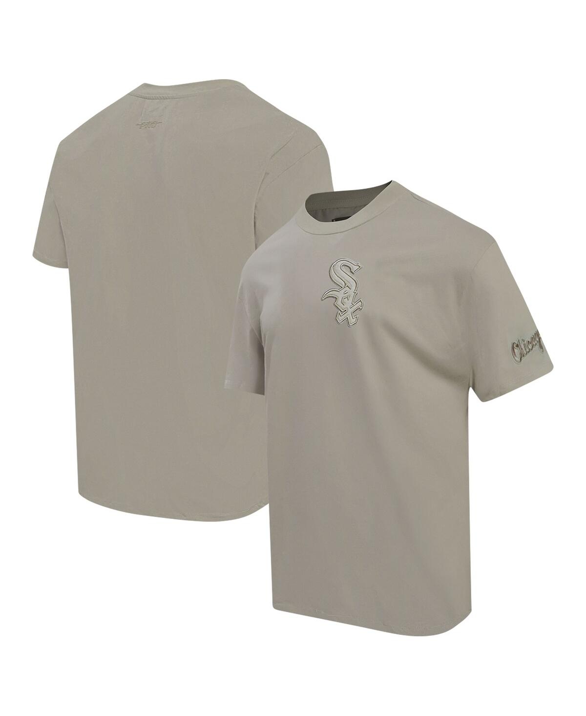 Pro Standard Men's  Tan Chicago White Sox Neutral Drop Shoulder T-shirt
