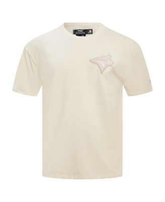 Men's Cream Toronto Blue Jays Neutral Drop Shoulder T-shirt