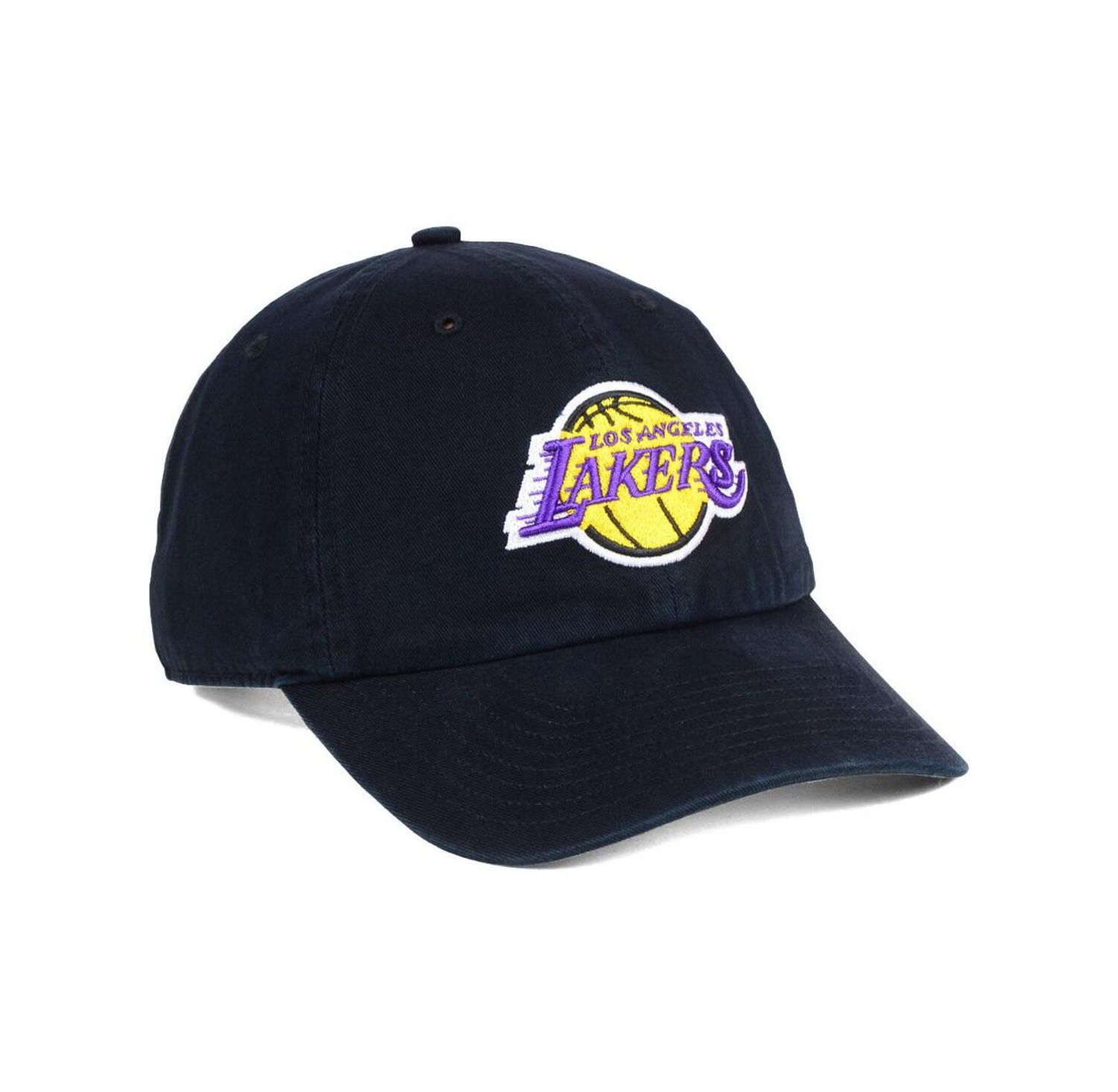 Men's Los Angeles Lakers Clean Up Hat - Black