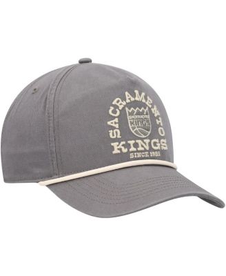 Men's Charcoal Distressed Sacramento Kings Canyon Ranchero Hitch Adjustable Hat