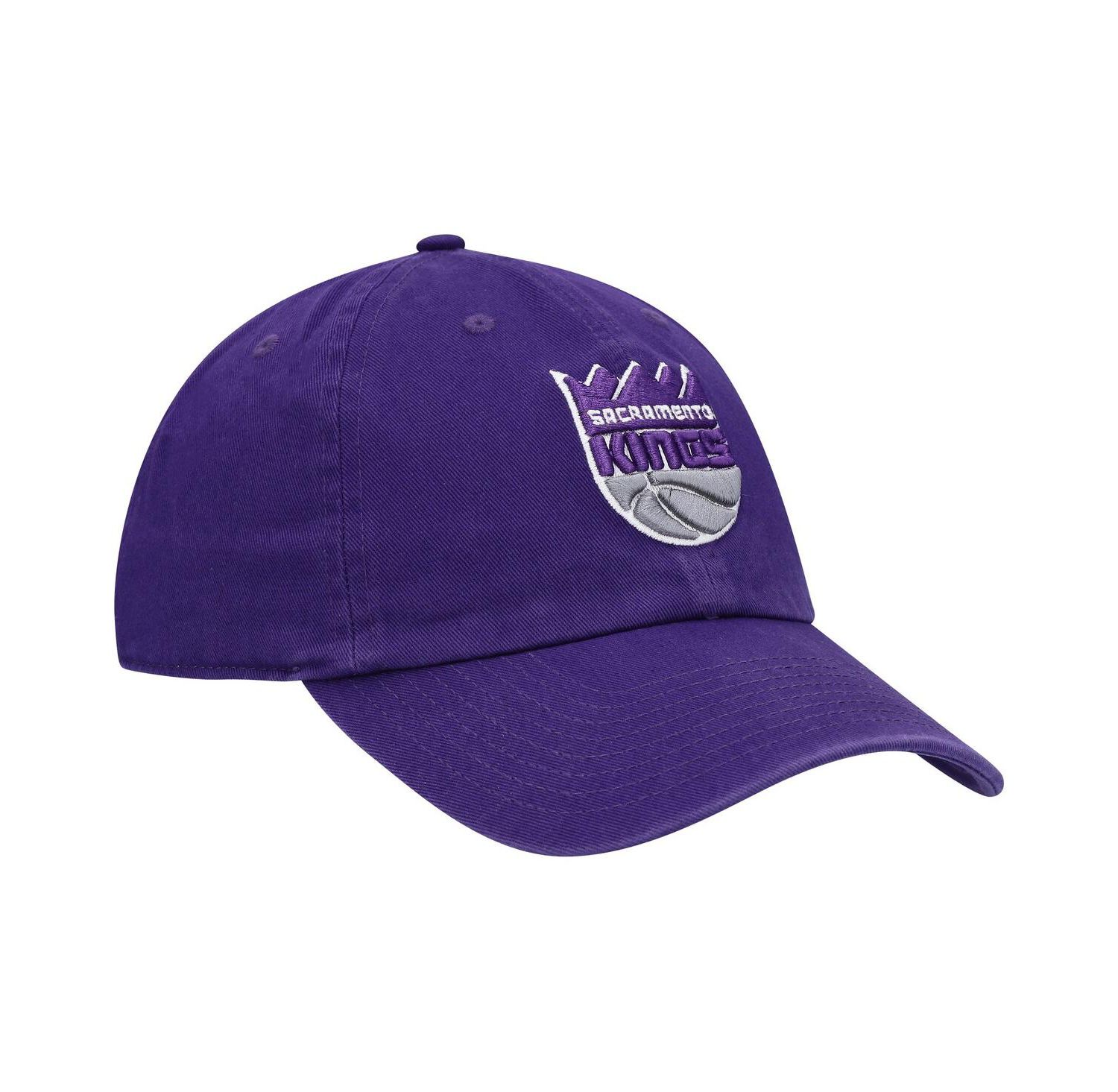 Men's Purple Sacramento Kings Team Clean Up Adjustable Hat