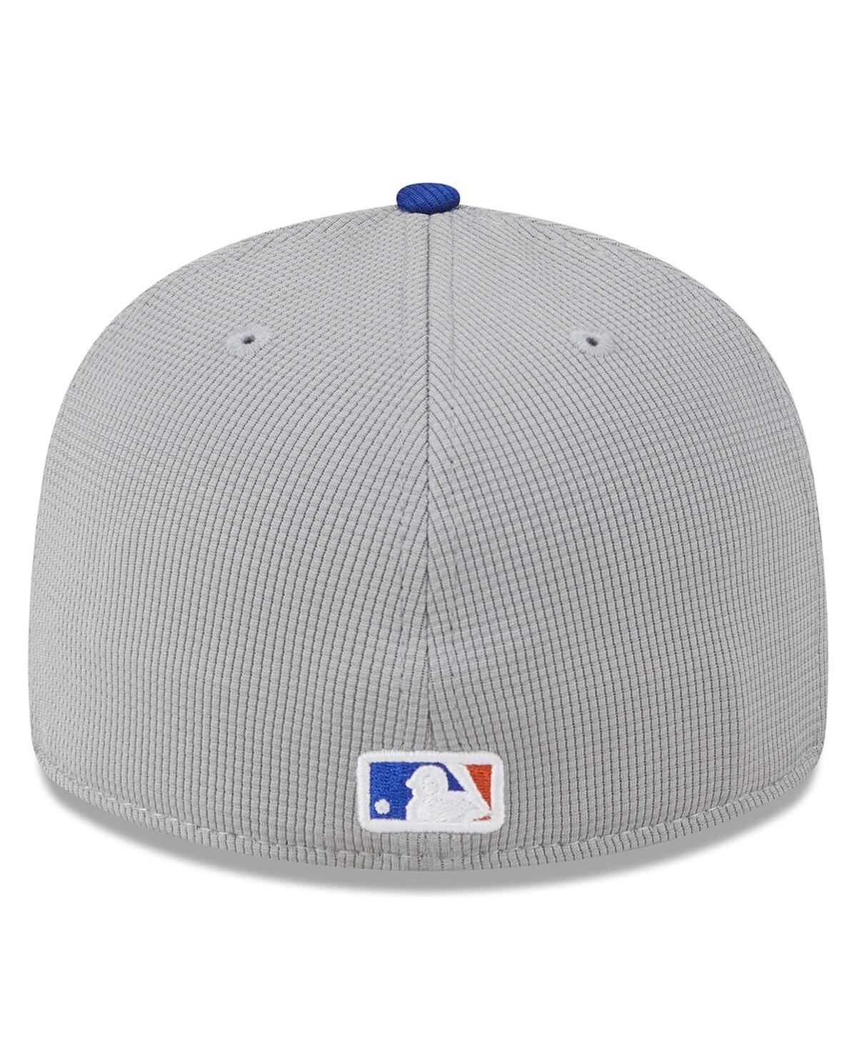 Men's New EraNew York Mets 2024 Batting Practice Low Profile 59FIFTY Fitted Hat - Gray