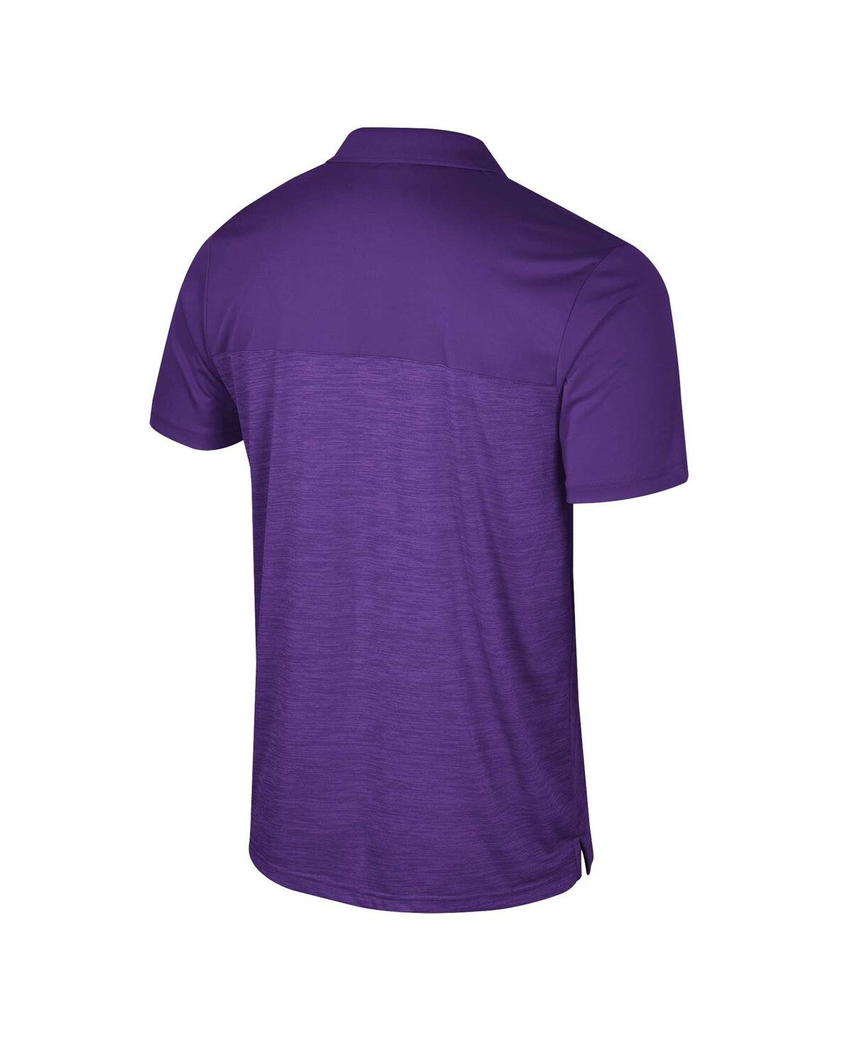 Shop Colosseum Men's  Purple Tcu Horned Frogs Langmore Polo Shirt