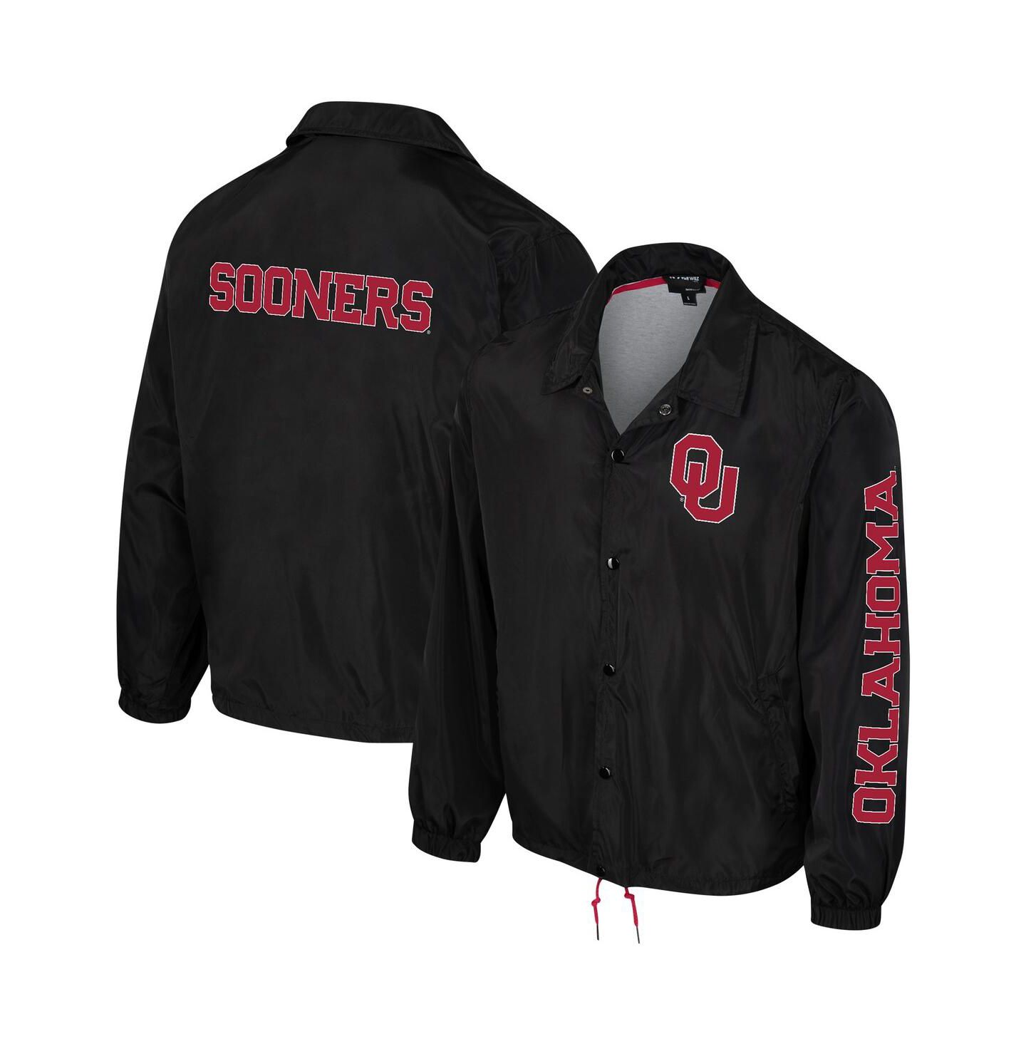 Женская куртка The Wild Collective and Black Oklahoma Sooners Coaches Full-Snap — фото 1