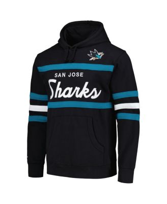 Men's Black San Jose Sharks Head Coach Pullover Hoodie
