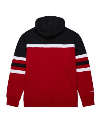 Men's Red, Black Detroit Red Wings Head Coach Pullover Hoodie