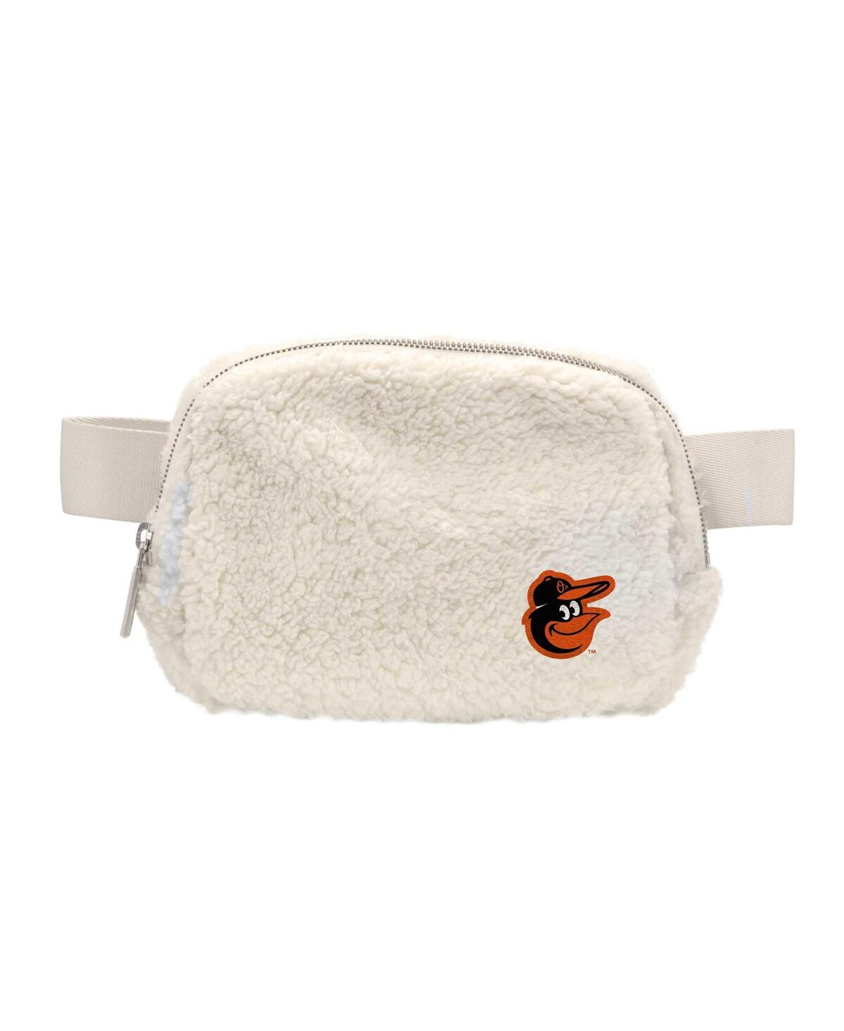 Men's and Women's Baltimore Orioles Sherpa Fanny Pack - White