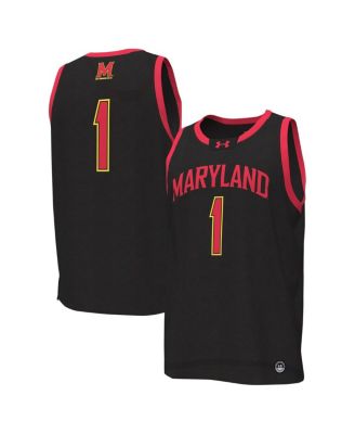Men's #1Maryland Terrapins Replica Basketball Jersey
