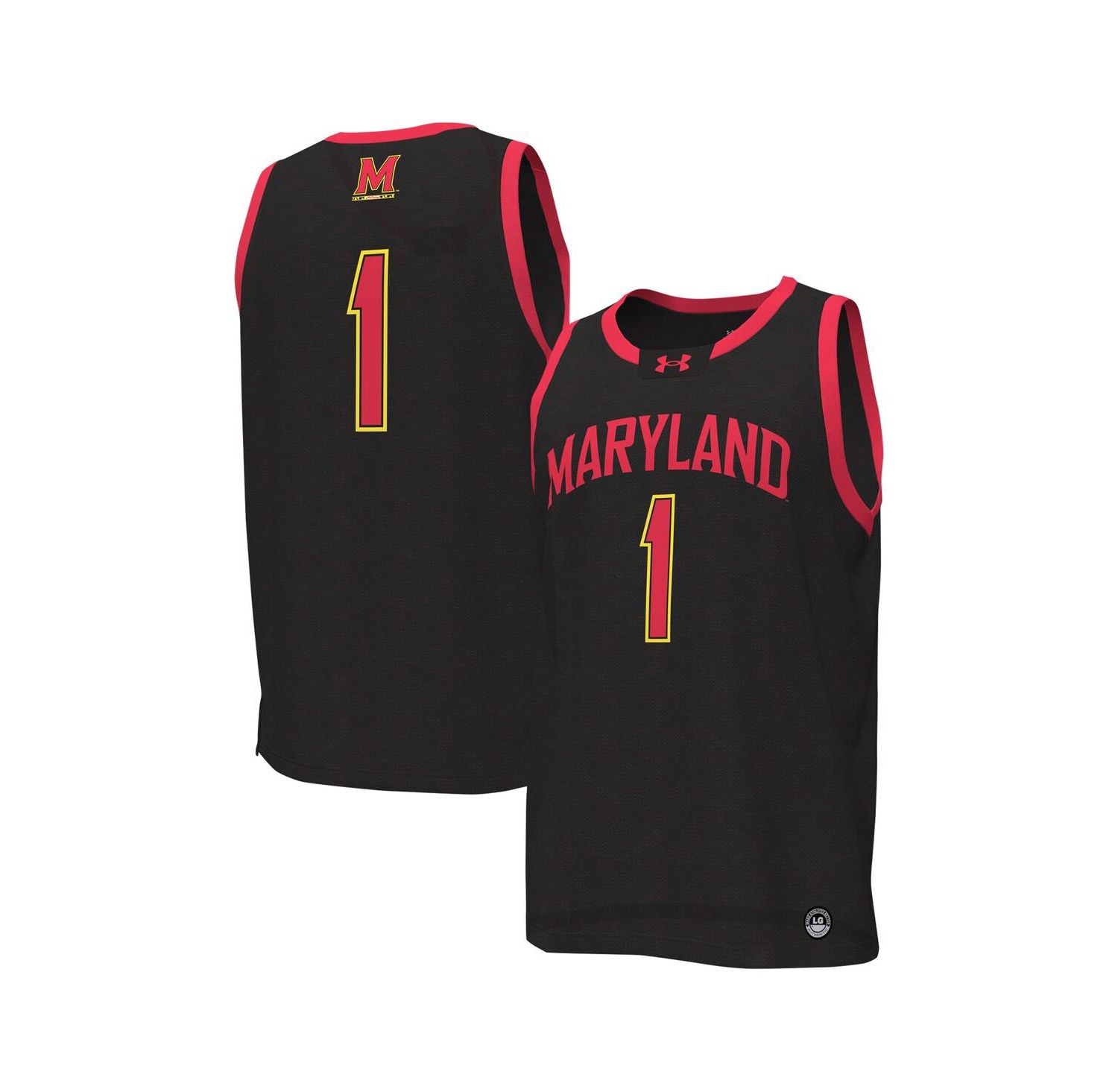 Men's #1Maryland Terrapins Replica Basketball Jersey