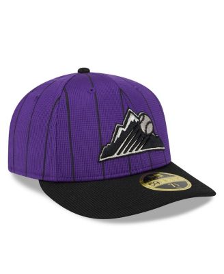 Men's Purple Colorado Rockies 2024 Batting Practice Low Profile 59FIFTY Fitted Hat
