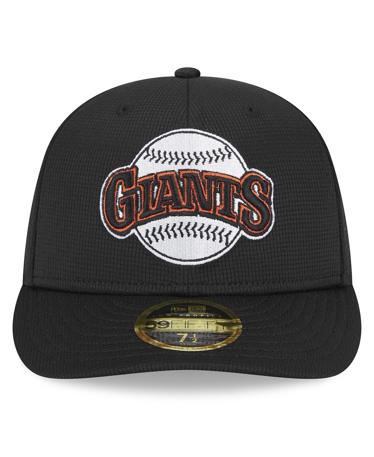 New Era Black San Francisco Giants 2024 Batting Practice Low Profile 59fifty Fitted Hat In Black
