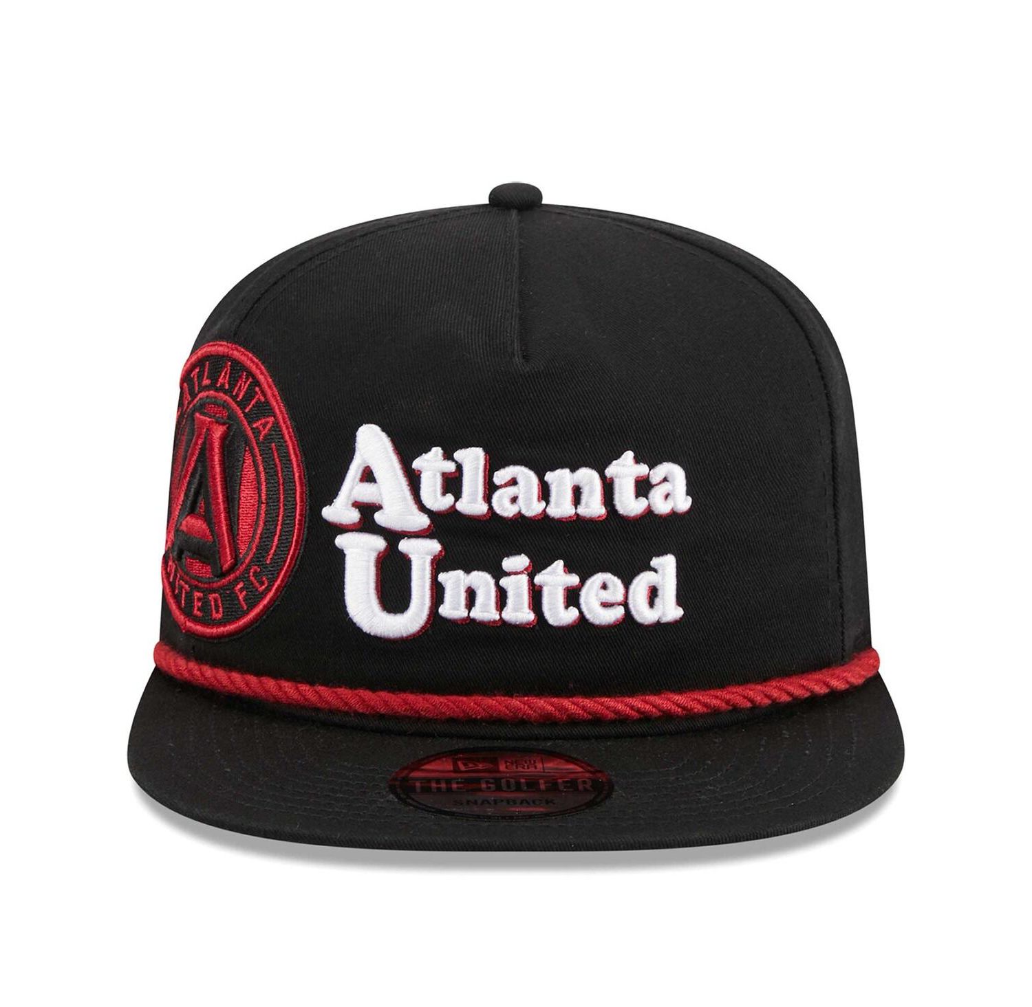 Men's Black Atlanta United FC Heritage The Golfer Snapback Hat