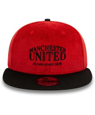 Men's Red Manchester United Corduroy 9FIFTY Snapback Hat
