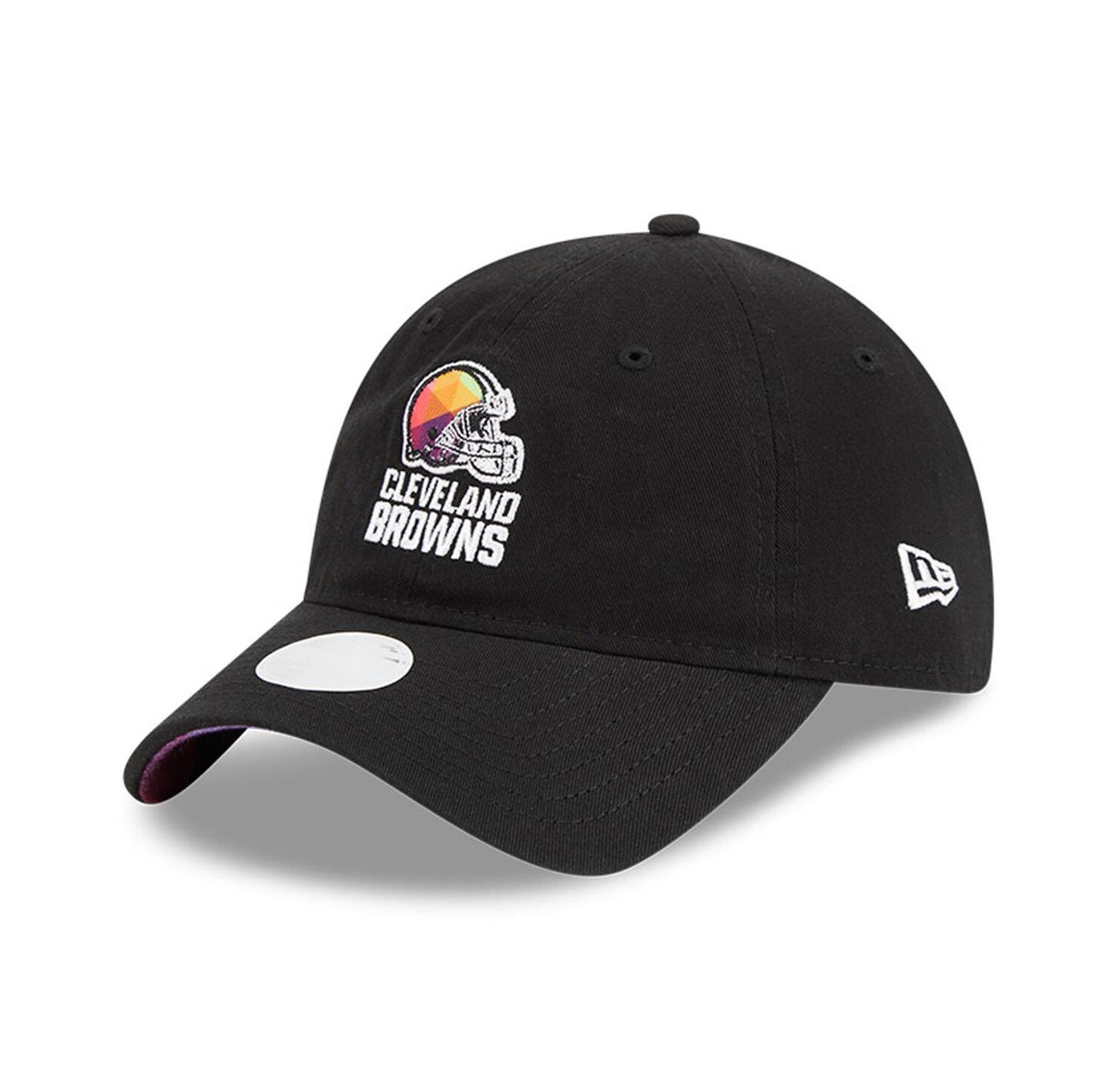 Women's Black Cleveland Browns 2023 NFL Crucial Catch 9TWENTY Adjustable Hat