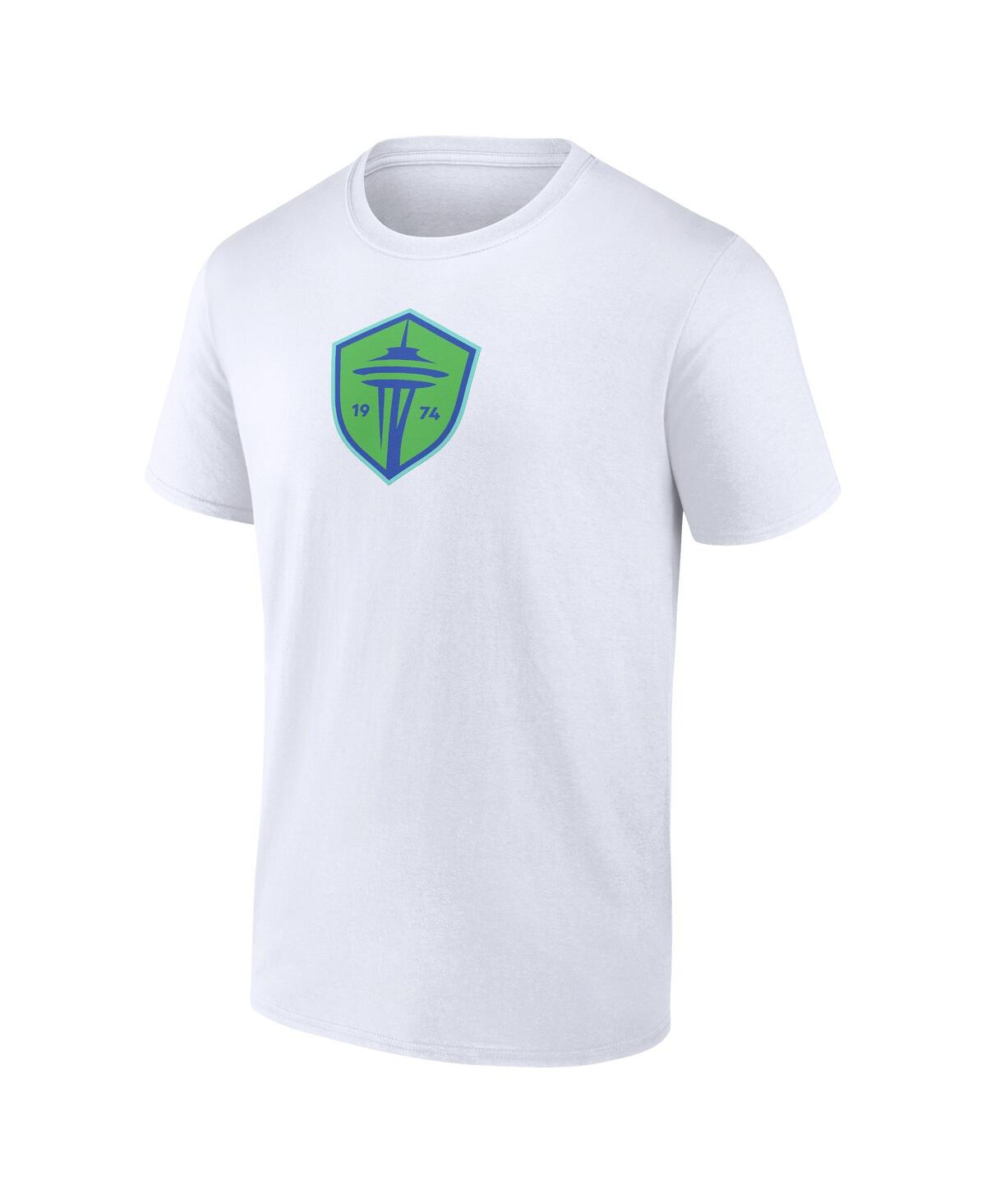 Men's FanaticsSeattle Sounders Fc Primary Logo T-shirt - White