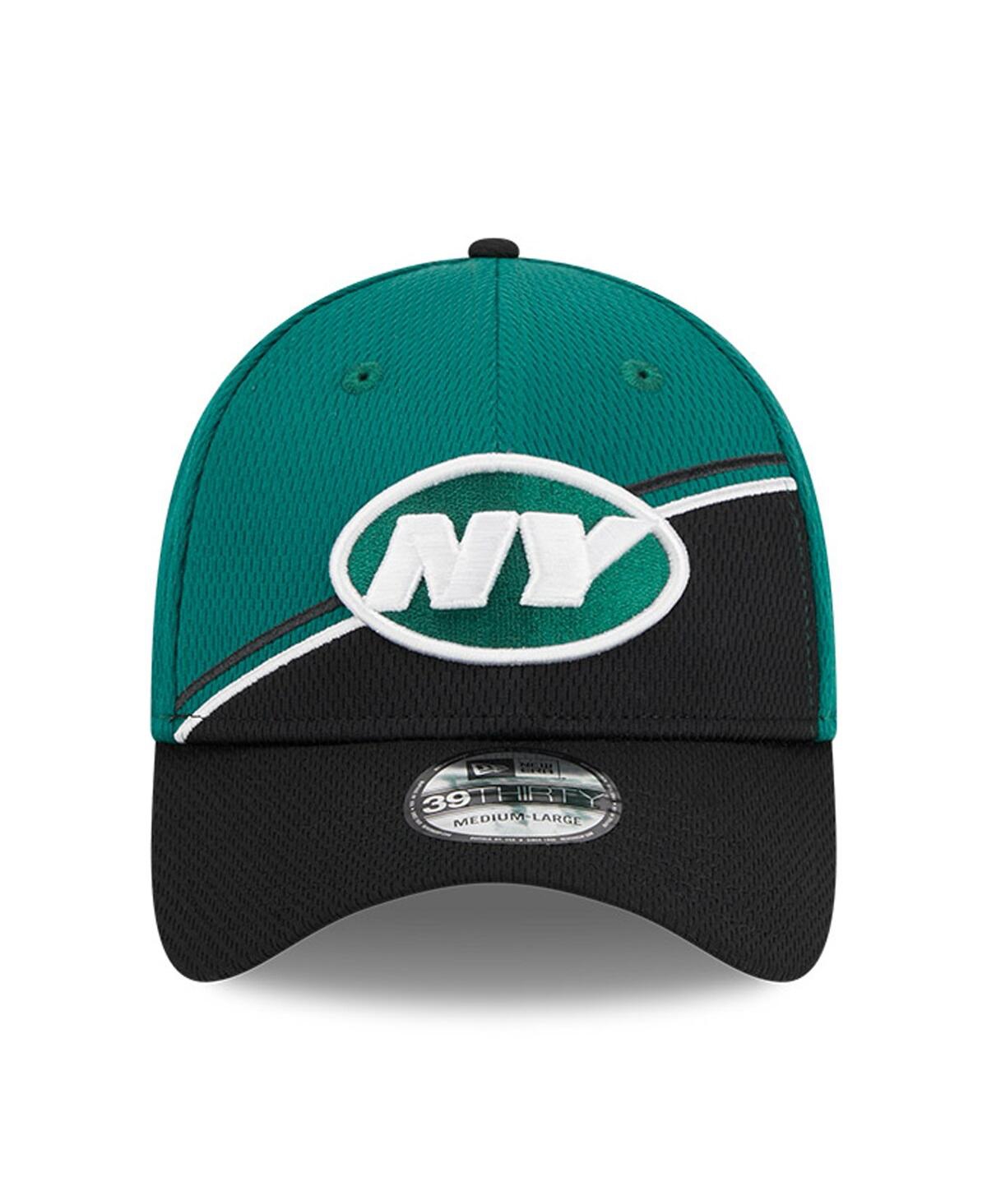 Men's New Era Black New York Jets 2023 Sideline 39THIRTY Flex Hat - Black
