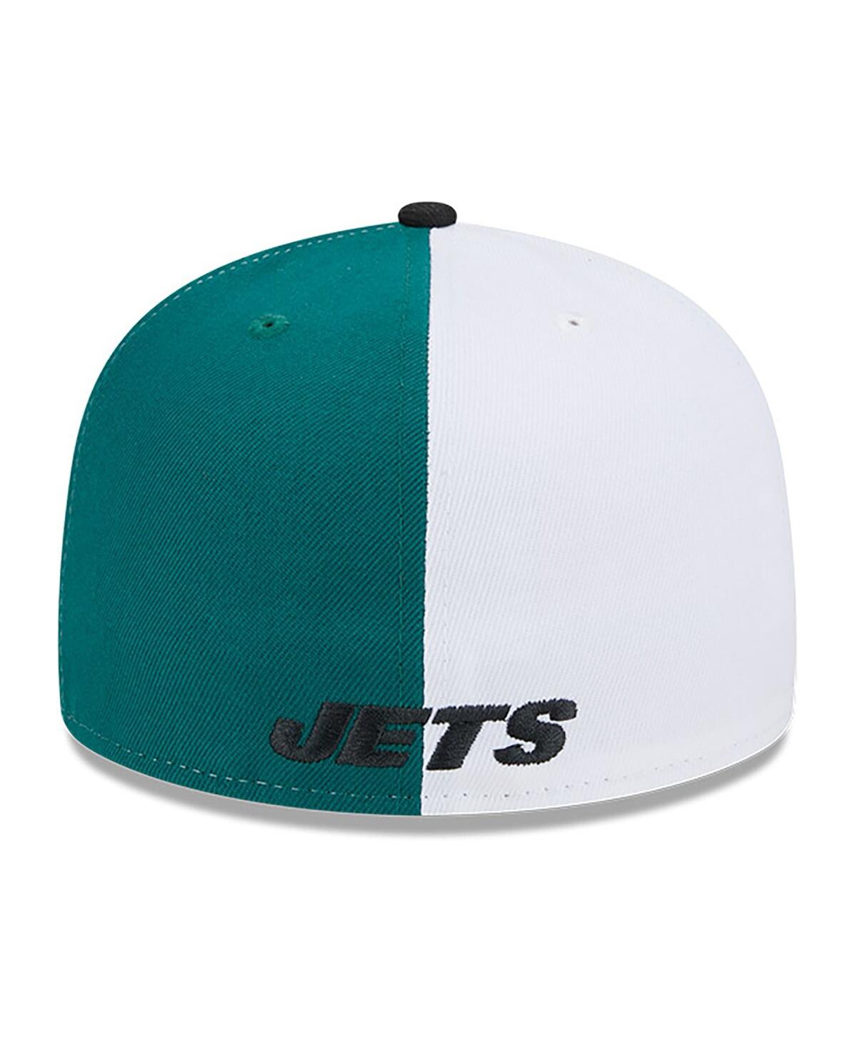 New Era Men's  Green, Black New York Jets 2023 Sideline 59fifty Fitted Hat In Green,black
