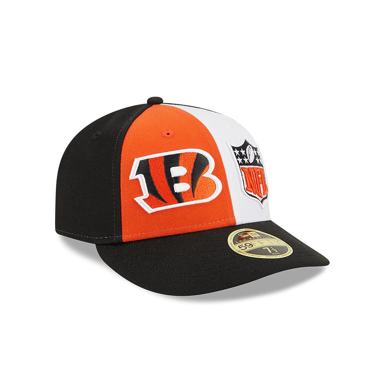 Men's Orange, Black Cincinnati Bengals 2023 Sideline Low Profile 59FIFTY Fitted Hat