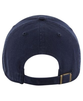 Men's Navy Washington Capitals Core Logo Clean Up Adjustable Hat