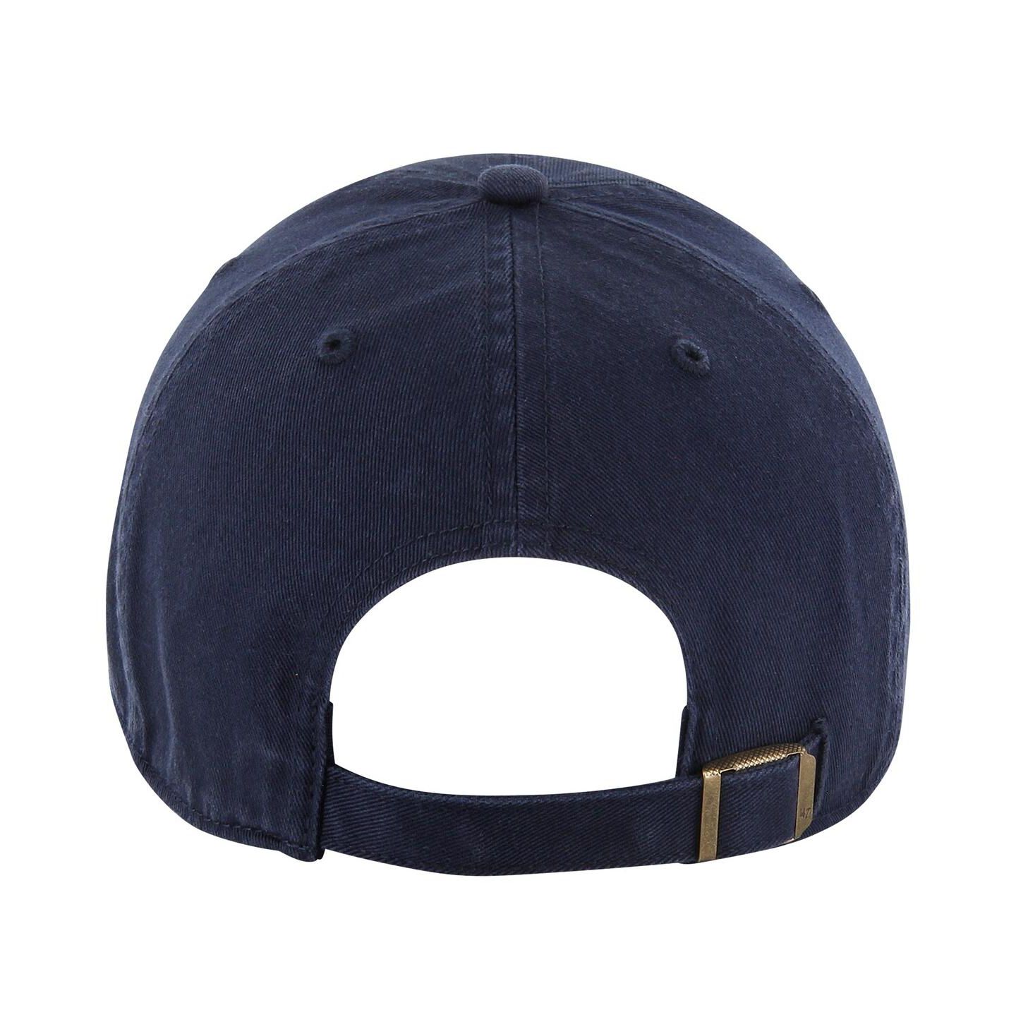 Мужская кепка '47 Brand Navy Washington Capitals Core Logo Clean Up Adjustable Hat — фото 2