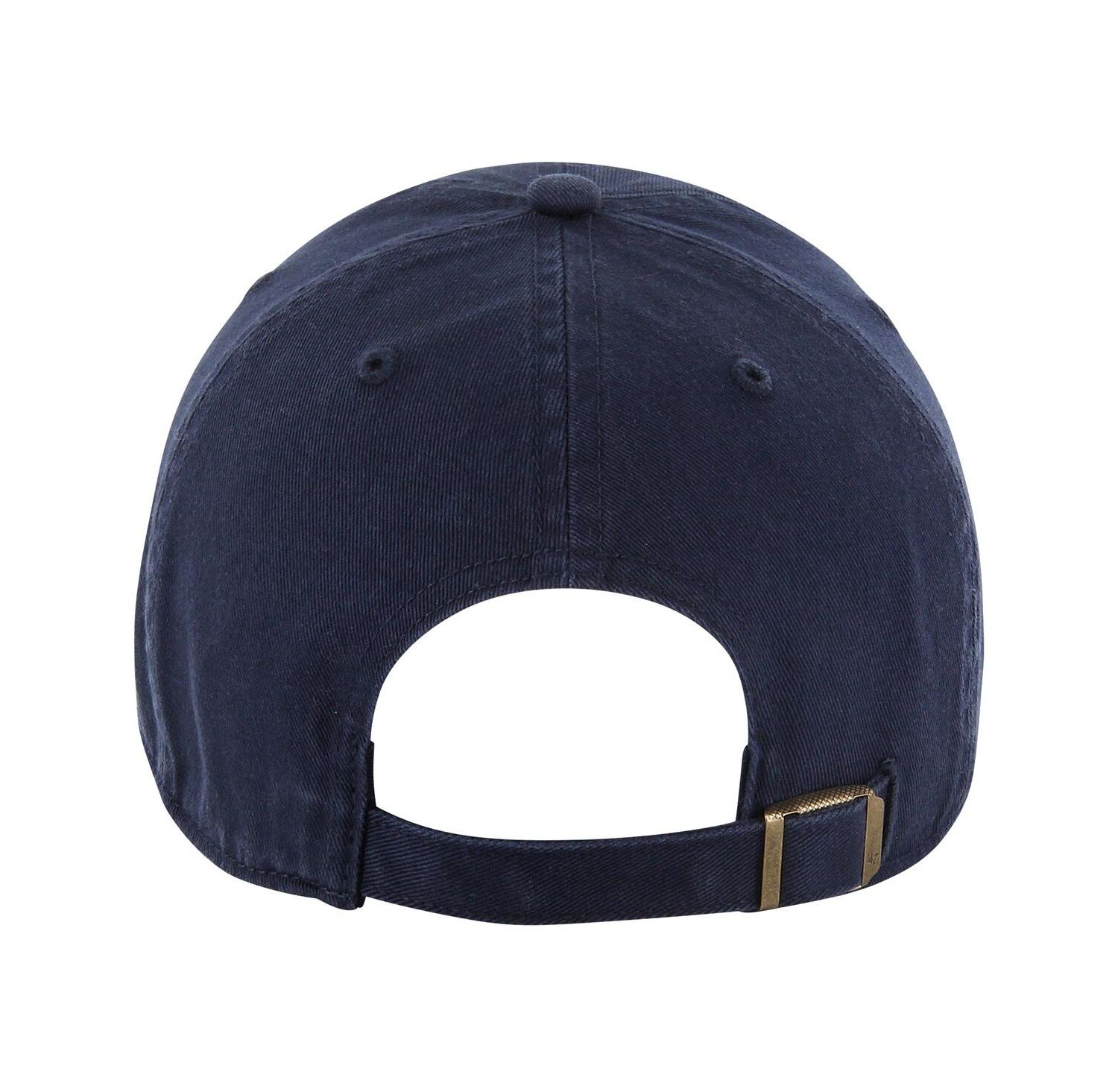 Men's Navy Washington Capitals Core Logo Clean Up Adjustable Hat