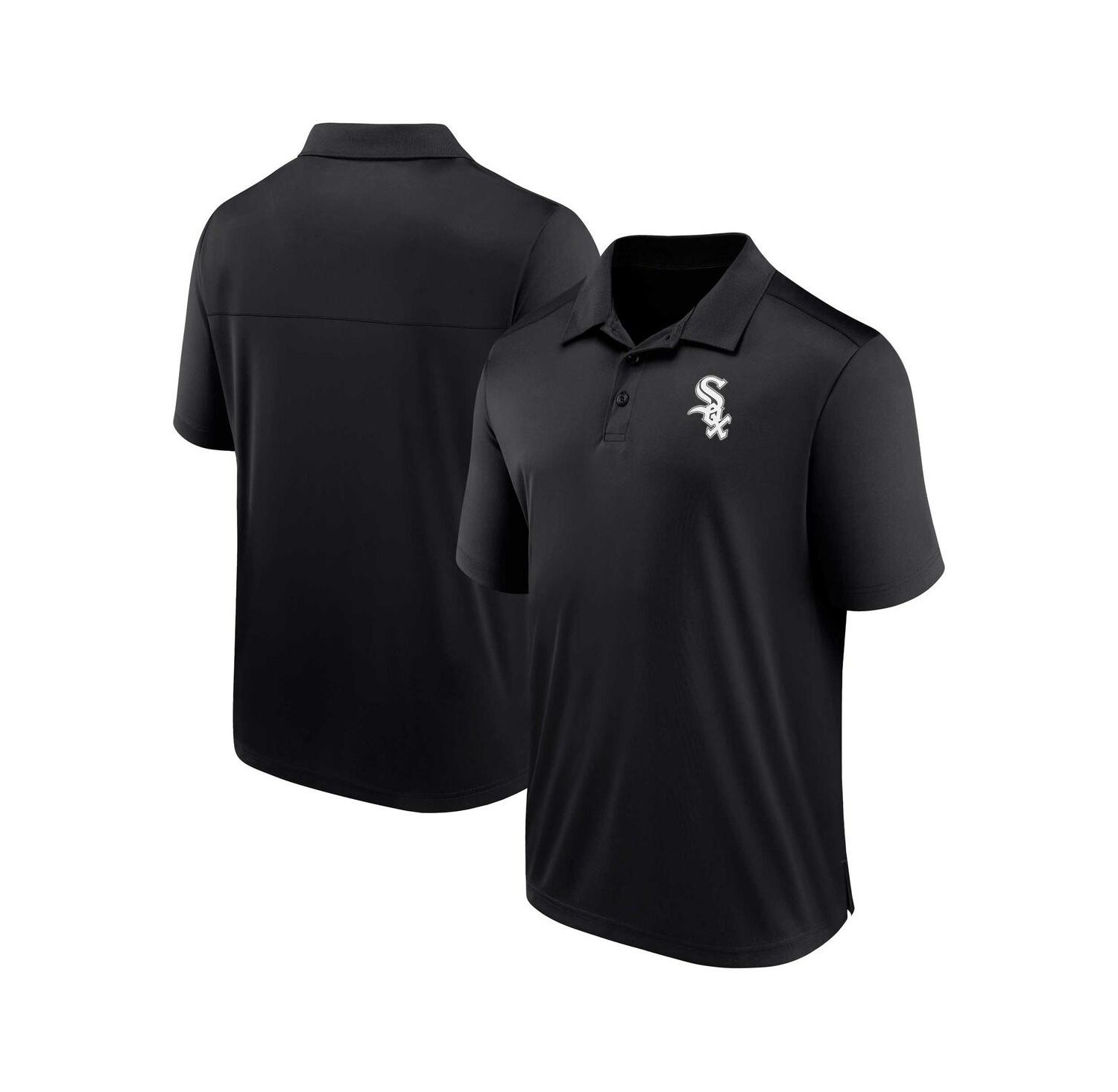 Men's Black Chicago White Sox Logo Polo Shirt