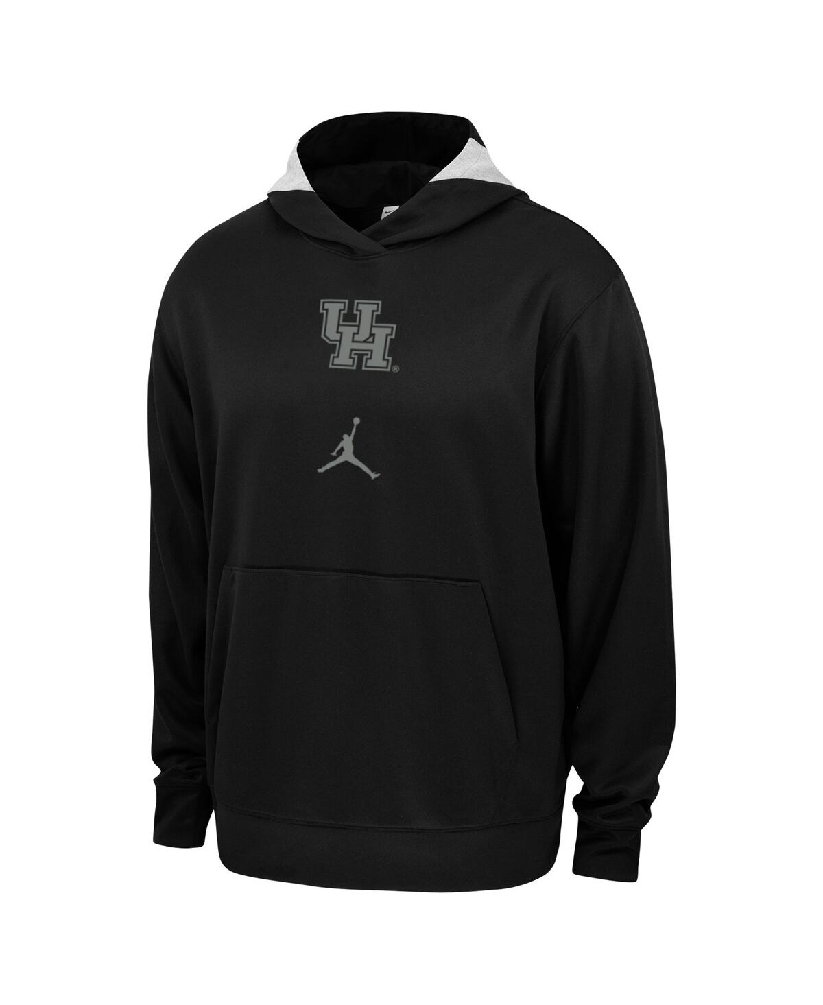 Men's JordanHouston Cougars Basketball Spotlight Performance Pullover Hoodie - Black