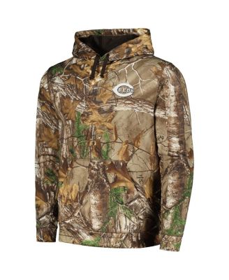 Men's Camo Cincinnati Reds Champion Realtree Pullover Hoodie