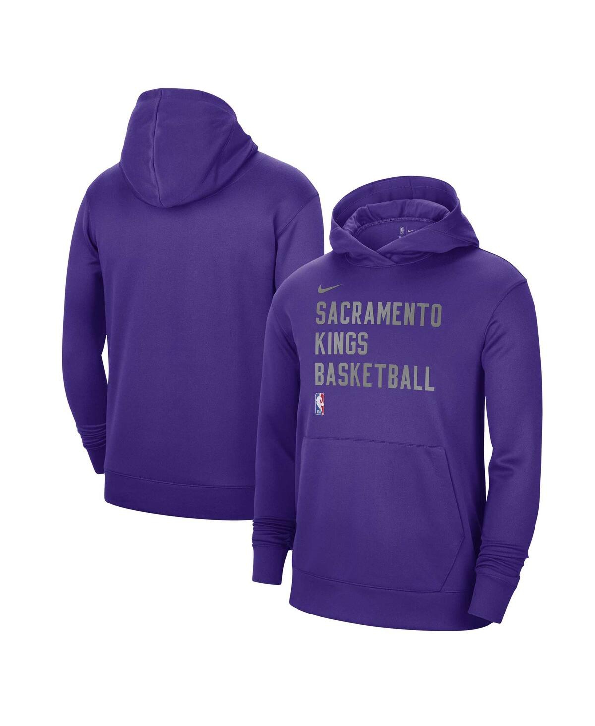 Shop Nike Men's And Women's  Purple Sacramento Kings 2023, 24 Performance Spotlight On-court Practice Pull