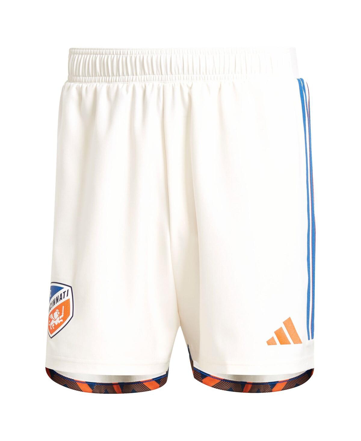 Shop Adidas Originals Men's Adidas White Fc Cincinnati 2024 Away Aeroready Authentic Shorts