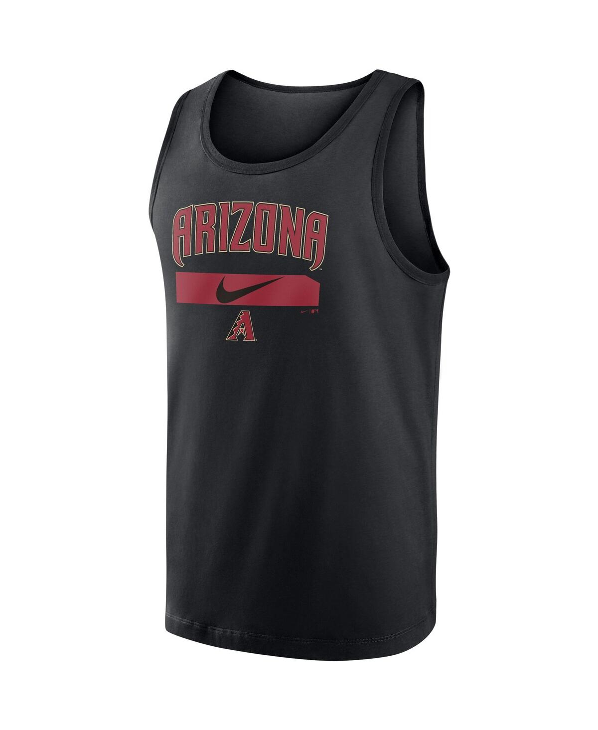 Shop Nike Men's  Black Arizona Diamondbacks City Swoosh Classic Tank Top