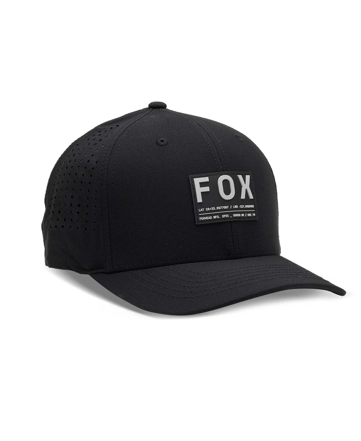 FOX MEN'S FOX BLACK NON-STOP TECH FLEX HAT