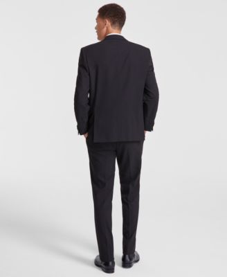 Perry Ellis Men's Modern-Fit Solid Nested Suit