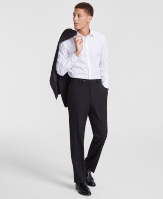 Perry Ellis Men's Modern-Fit Solid Nested Suit