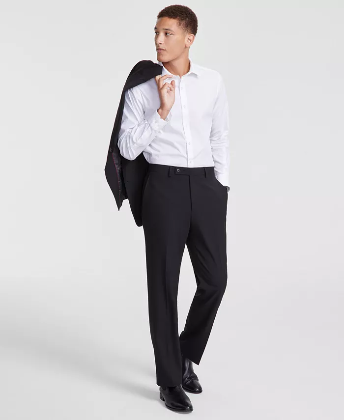 Men's Modern-Fit Solid 2-Piece Suit - thumbnail 6