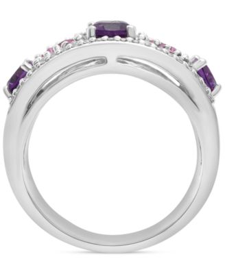 Multi-Gemstone Statement Ring (2-5/8 ct. t.w.) in Sterling Silver