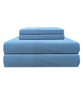 Micro Flannel Solid 4-pc Sheet Set, Queen