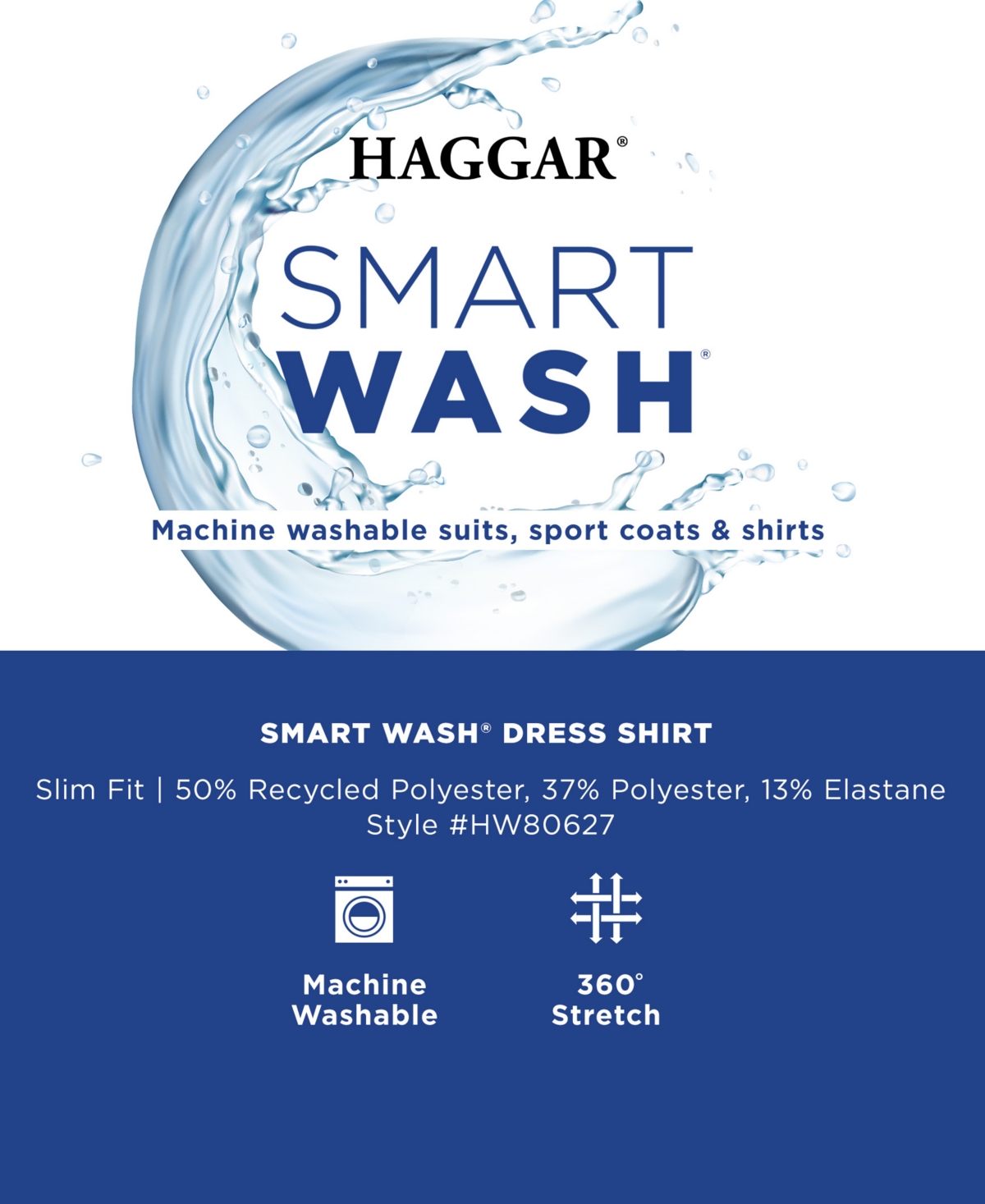 Shop Haggar Men's Smart Wash Slim Fit Dress Shirt In Med Pink