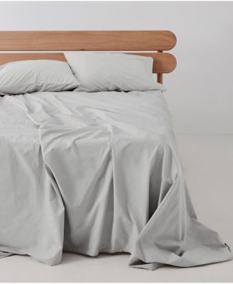 Cotton Cool-Air Percale Sheet Set - Queen