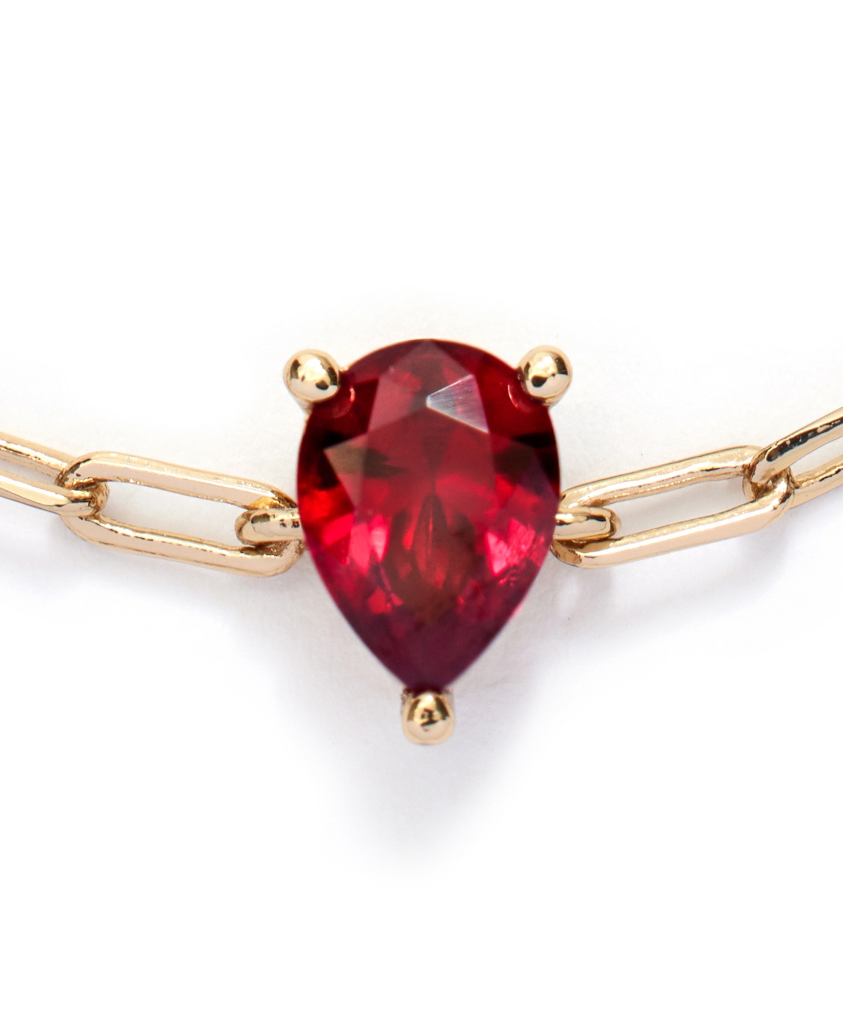Kleinfeld Cubic Zirconia Pear Cut Delicate Bracelet - Gold
