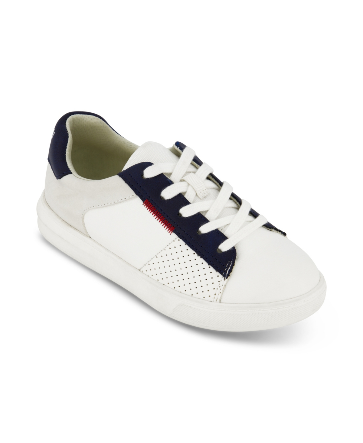 Kenneth Cole New York Kids' Little And Big Boys Liam Cairo Lace Up Court Shoes In Navy