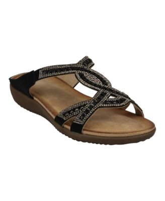 Women's Alora Embellished Slide Flat Sandals