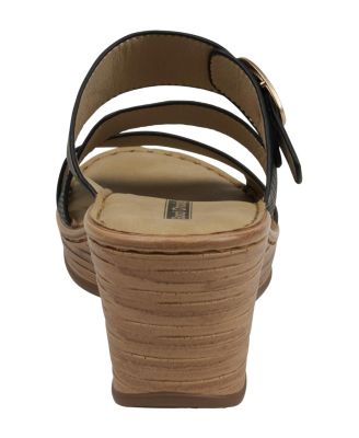 Women's Odalis Buckle Comfort Wedge Sandals