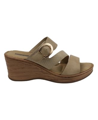 Women's Odalis Buckle Comfort Wedge Sandals