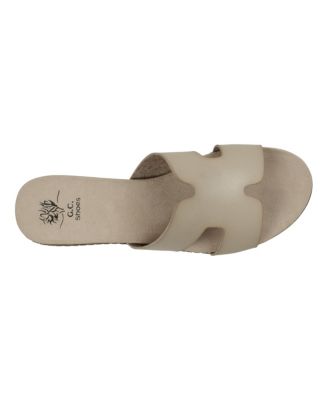 Women's Nellie Cut Out Slide Flat Sandals