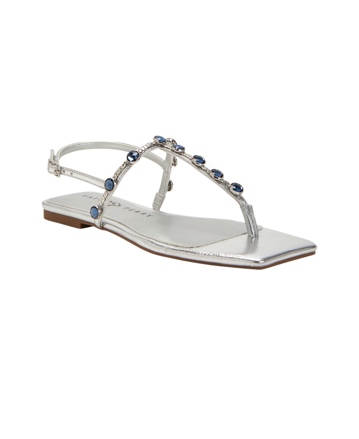 Shop Katy Perry The Camie Gemstone Sandal In Silver