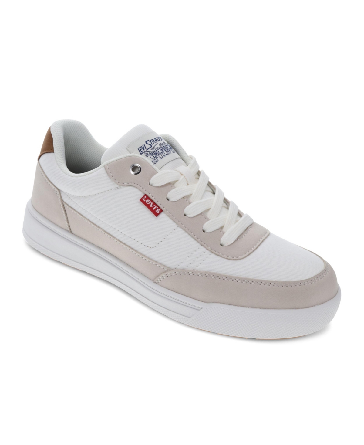 Levi's Men's Aden Fashion Athletic Lace Up Sneakers - Natural
