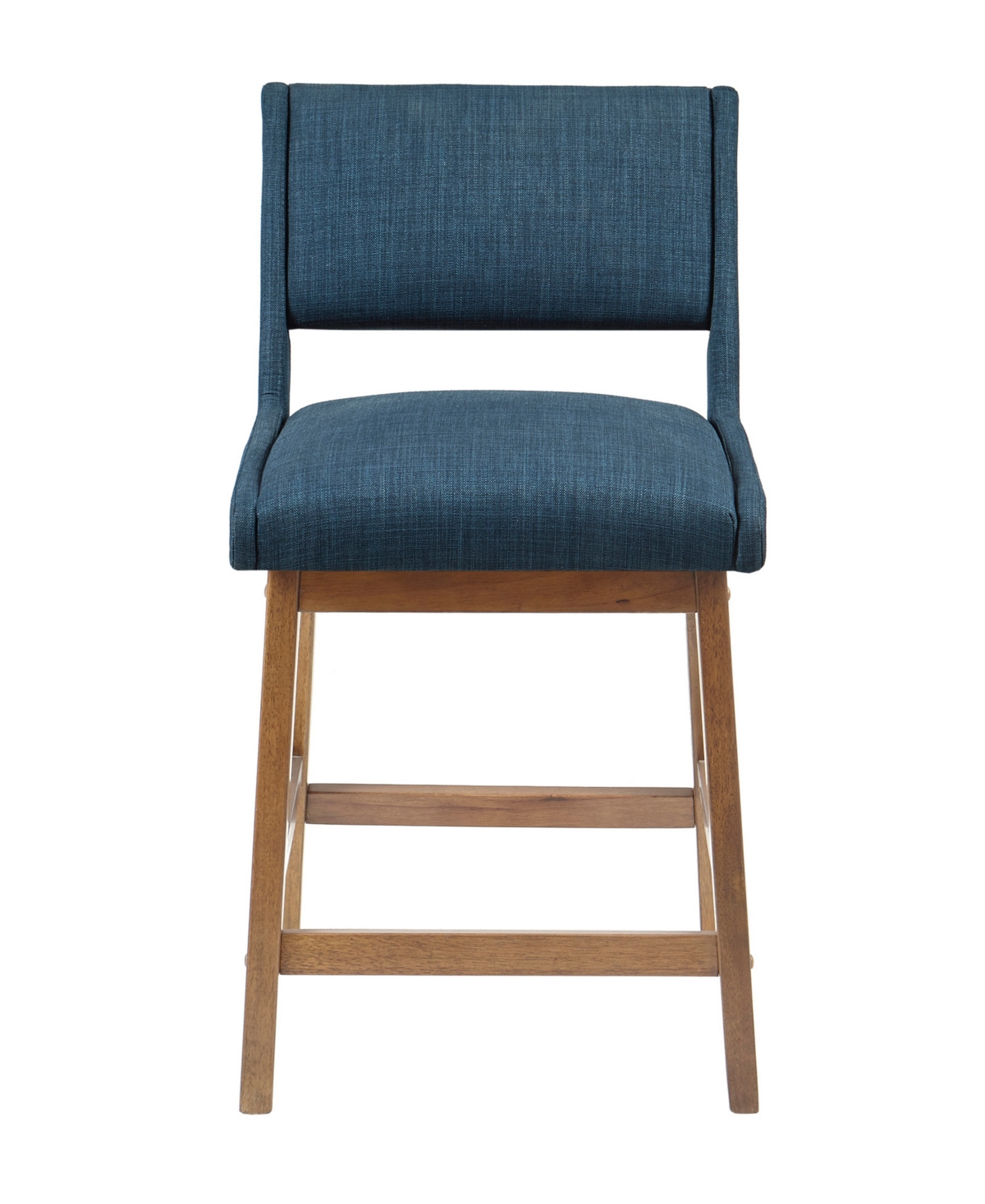 Ink+ivy Boomerang 19.5" Wide Counter Stool In Navy