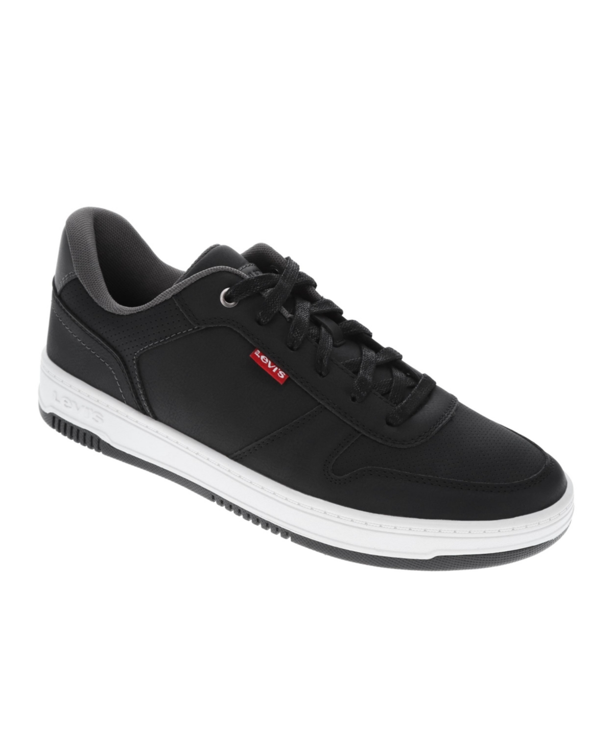 Men's Drive Low Top Cbl Fashion Athletic Lace Up Sneakers - Black, Charcoal
