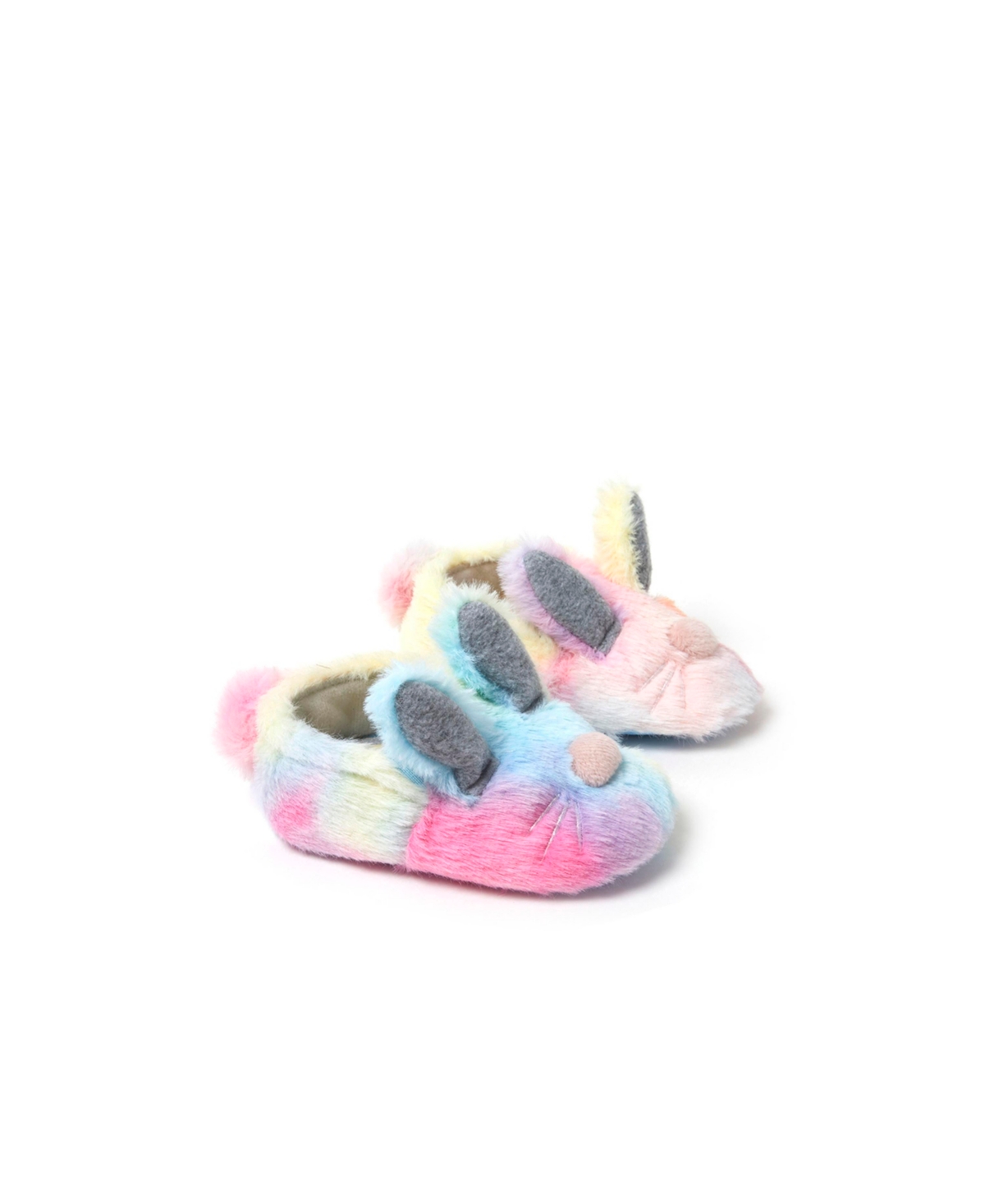 Dearfoams Baby Girls Baby Easter Bunny Fuzzy Closed Back Slipper